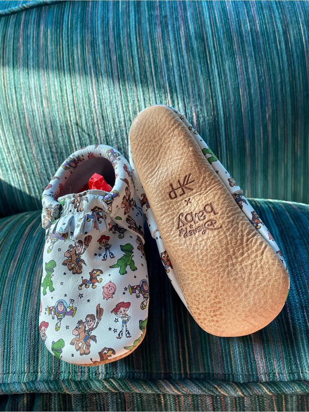 Freshly Picked Moccasins with Toy Story Print